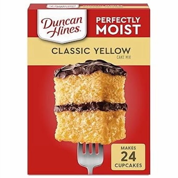 2-Pack Duncan Hines Classic Cake Mix, Yellow, 15.25 oz
