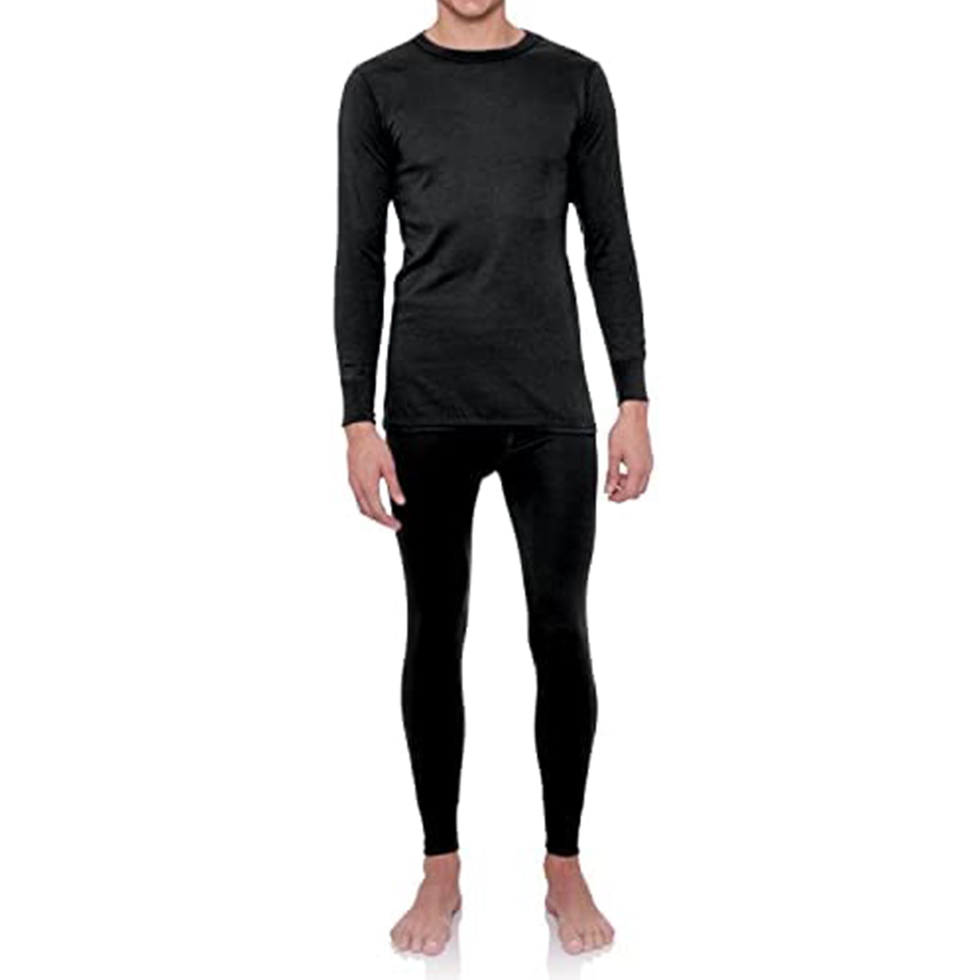 Rocky Men’s Thermal Underwear Set Insulated Top & Bottom Base Layer For ...