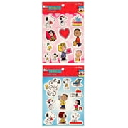 SNOOPY Stickers Decal Peanuts Charlie Brown 2 Pieces 1 of Each