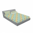 thumbnail image 3 of Abstract Bedding Set with Sheet & Covers, Brush Marks Diagonal Stripes Design Colorful Abstract Arrangement Ornate Pattern, Printed Bedroom Decor 2 Shams, 4 Sizes, Multicolor, by Ambesonne, 3 of 3