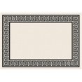thumbnail image 1 of Great American Distributors IOT.04.CRBK.8X10 8 x 10 ft. Impressions Greek Key Transitional Rug, Cream & Black, 1 of 1