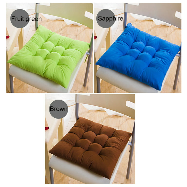 Dropship 4Pcs Chair Cushion Pads Pillow Soft Tie On Square Sitting Mats For  Home Office Car Sitting Travel to Sell Online at a Lower Price