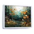 thumbnail image 2 of Designart "Forest captivate Canopy Patchwork II" Landscapes Floater Framed Canvas Wall Art, 2 of 7