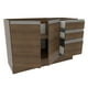 thumbnail image 4 of Mueble de Cocina Para Tarja Madesa Glamy 120 cm 2 Puertas y 3 Cajones (Sin Tablero ni Tarja) Marrón, 4 of 5