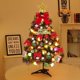 thumbnail image 1 of Mini árbol de Navidad de Navidad, 60 cm, 1,5 m, árbol de Navidad de escritorio con aguja de pino flocado, 1 of 3