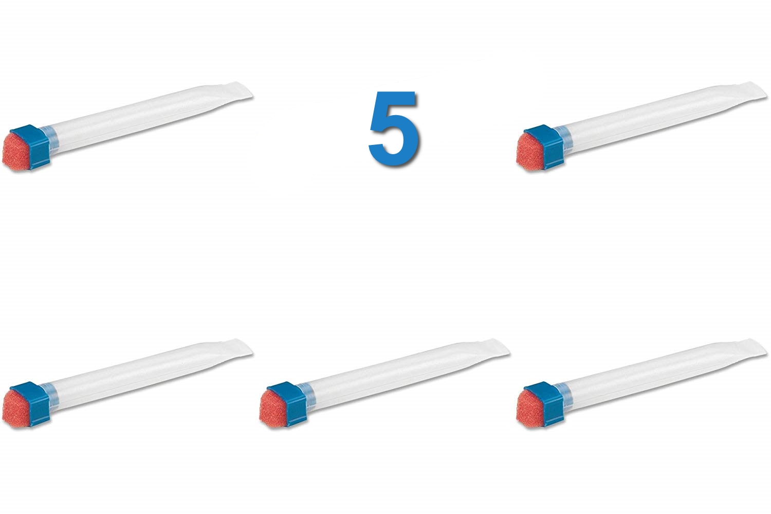 5Pc Sparco Pencil Type Envelope Moistener Clear Leak Proof