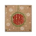 thumbnail image 1 of Trademark Fine Art 'Christmas On Burlap 3' Canvas Art by Jean Plout, 1 of 3