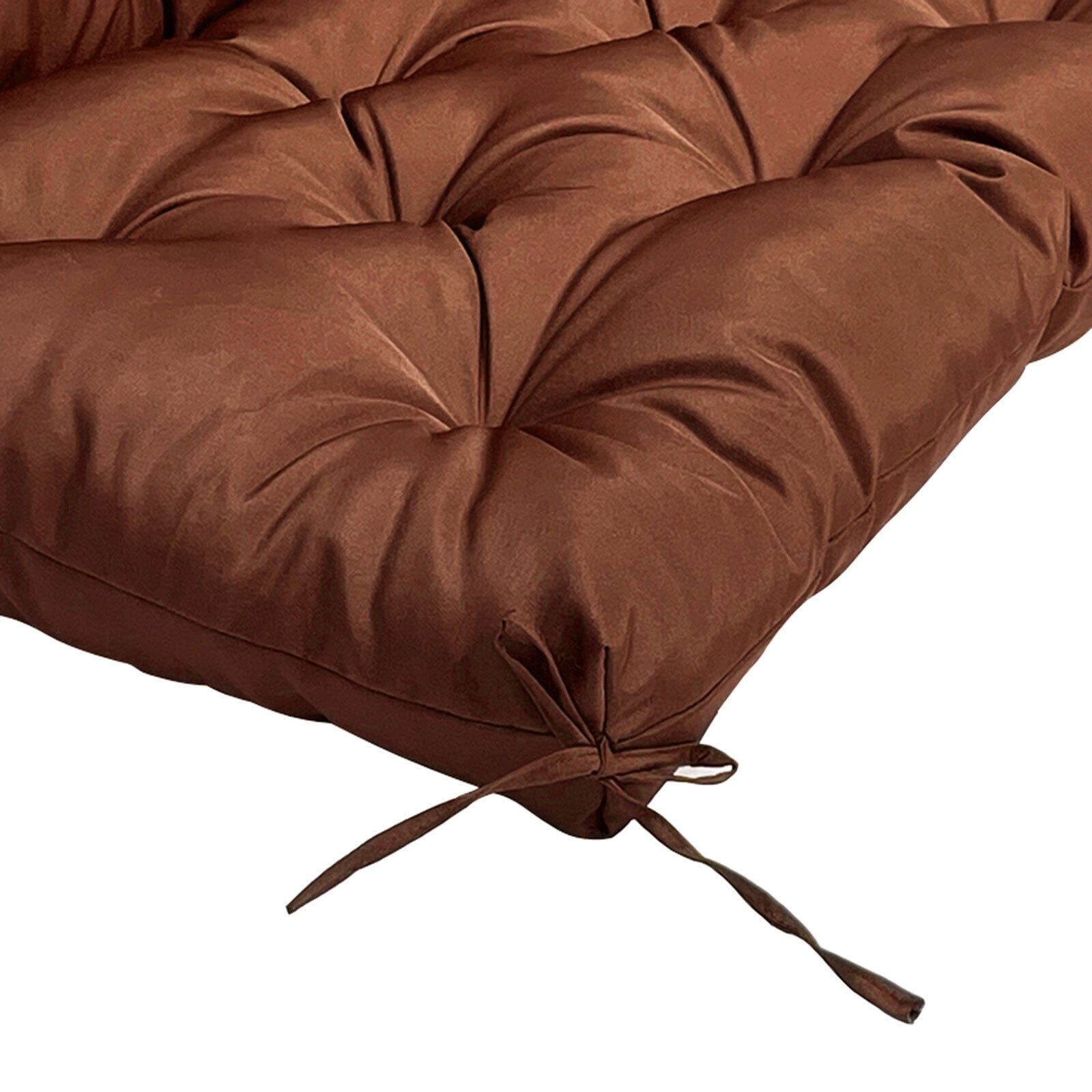 SHANNA Swing Cushion with Backrest and Ties 4'' Thicken Waterproof Swing Chair Seat Pad 2-3 Seater Patio Bench Cushion for Outdoor Garden Furniture