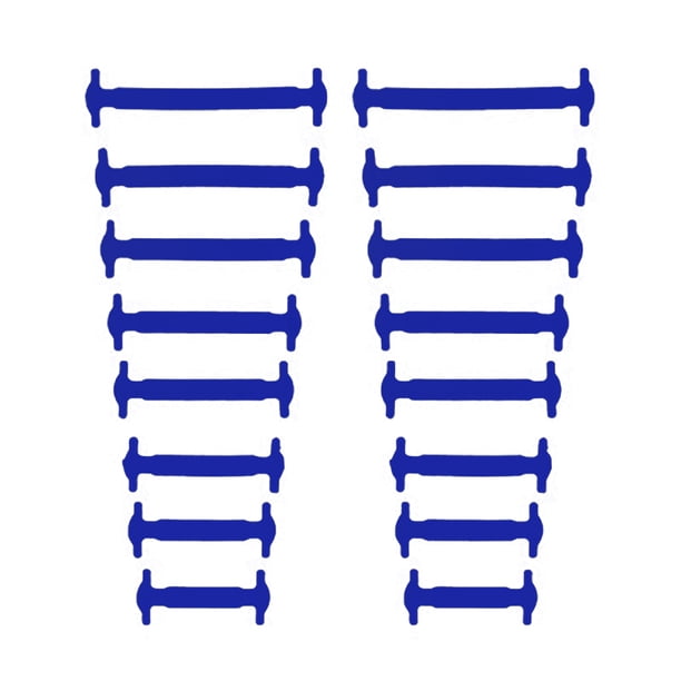 Sonducket 16 Uds. Cordones elásticos para zapatos, herramienta sin atar, accesorios para zapatos, hebillas de silicona fáciles para niños, Type1 NO1