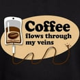 thumbnail image 3 of CafePress - Coffee In My Veins Hoodie (Dark) - Pullover Hoodie, Classic, Comfortable Hooded Sweatshirt, 3 of 4