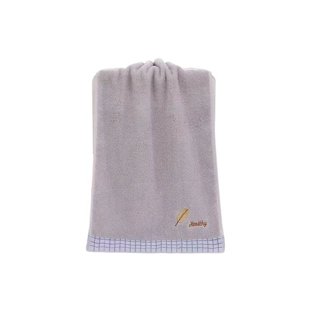 Towel Leaves Embroidered With Letters Absorbent For The Home Home Partner Face Hand Towel