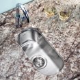 thumbnail image 3 of Houzer Club 10 in Stainless Steel Undermount Single Bowl Bar Sink with Strainer and Grid - CS-1105-C, 3 of 7