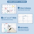 thumbnail image 4 of Calendario de borrado en seco BooQool para pared anual, 37 x 57,9 cm, con nota, 4 of 7