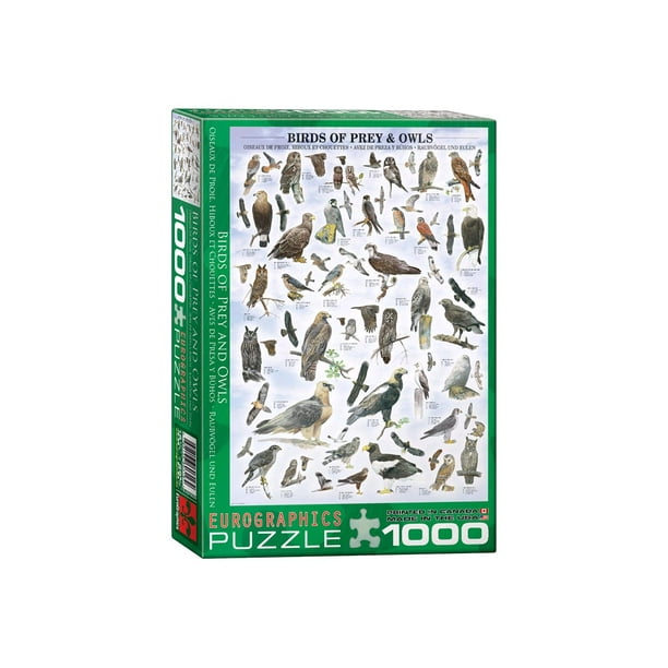 Eurographics  - Birds of Prey & Owls, 1000 PC Puzzle