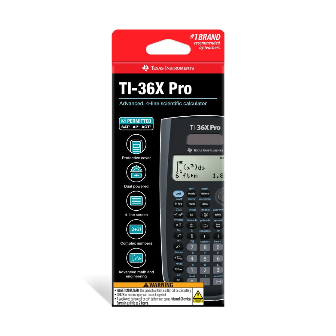 5 pack) (5 pack) Texas Instruments TI-30XIIS Scientific Calculator