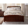 thumbnail image 4 of Richmond Full Platform Bed with Matching Footboard & Storage Drawers in Walnut, 4 of 10