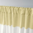 thumbnail image 3 of Exclusive Home Darma Sheer Linen Rod Pocket Curtain Panel Pair, 50"x84", Yellow, 3 of 7
