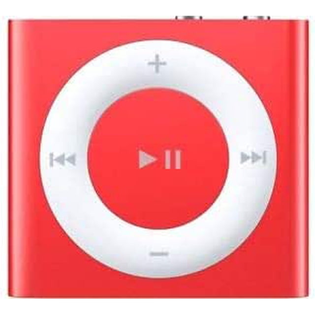 Pre-Owned Apple iPod 4th Gen 2GB Red Shuffle MP3 Player | Like New (MKML2LLA) + 1 YR Warranty