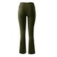 thumbnail image 3 of Leggings deportivos de yoga para mujer: cintura alta, color liso, poliéster, ropa deportiva/para correr/de atletismo., 3 of 7