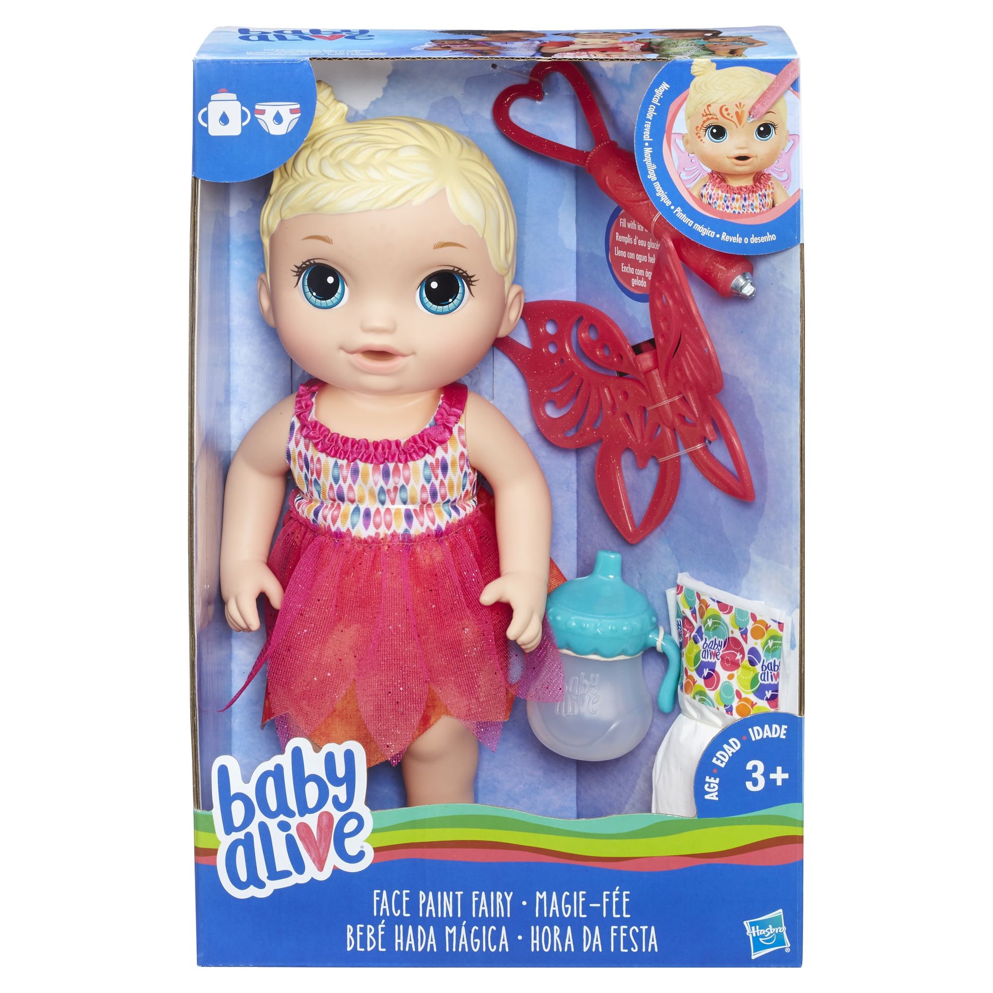 Baby Alive: Face Paint Fairy Blonde Hair Doll Playset - image 3 of 10