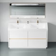 thumbnail image 6 of 60-inch Bathroom Vanity with Double Sinks | Ideal for Shared Bathrooms | Meet the Needs of Multiple Users, 6 of 6