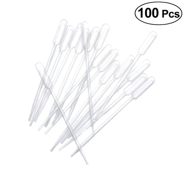 BESTONZON 100pcs 0.5ml Disposable Plastic Transfer Pipette Graduated