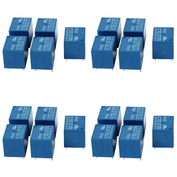 20 Piece 5V DC Mini Power Relay PCB Type Power Relay