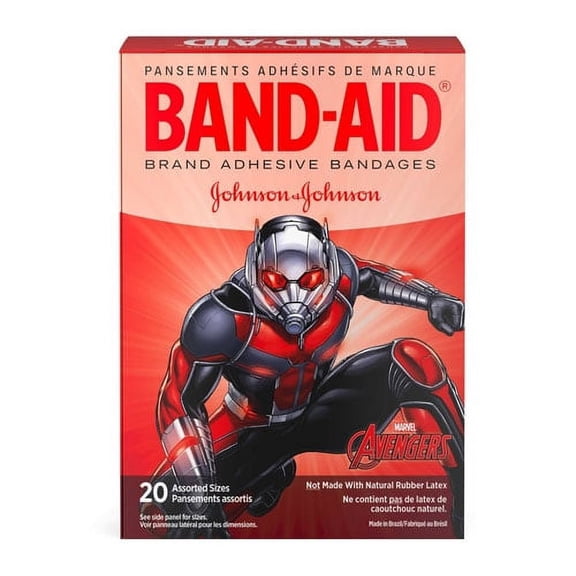 Band Aid Adhesive Bandages, Marvel Avengers Assemble, 20 Ea, 3 Pack