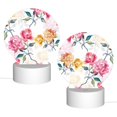 thumbnail image 2 of Balery Colorful Flowers Pattern Acrylic Night Light Gift with 3 Color ModesTouch-Sensitive LED Lamp Perfect Gift for Mother's Day, Birthday, or Christmas, 2 of 9