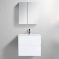 thumbnail image 6 of Blossom Assisi 24" Bathroom Vanity w/ Ceramic Sink | Glossy White | Basin | Floating Vanity Storage, 6 of 8