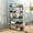 Black-5 Tier, variant on Greenstell 5-Tier Industrial Bookcase for Living Room, Bedroom, and Office, 24" Wide Storage Rack with Open Shelves,Rustic Brown