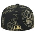 thumbnail image 4 of Men's New Era Black Arizona Diamondbacks 59FIFTY Day Allover Fitted Hat, 4 of 6