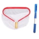 thumbnail image 1 of Espumadera de red para piscina, marco de aleación de aluminio, espumadera de hojas profesional para piscina, red de limpieza con varilla telescópica, 1 of 8