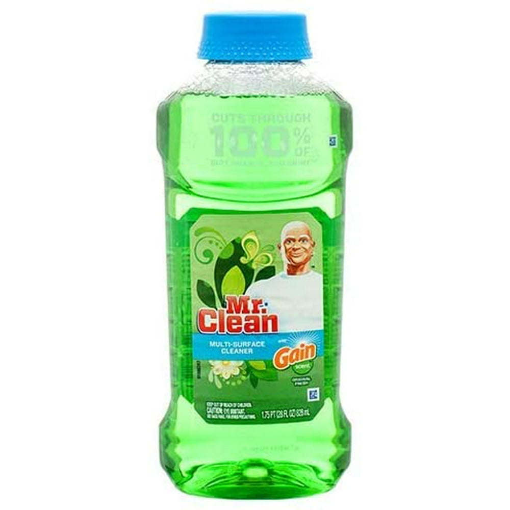 Mr.Clean All Purpose Cleaner 28Oz W/Gain Original (Package May Vary) Pack of 2