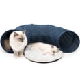 thumbnail image 1 of Juguete de tela azul Cat Tunnel Catit Vesper con pelota de felpa, 1 of 5