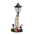 thumbnail image 3 of Estatua de Virgen María en oración con luz solar para exteriores, regalo de inauguración de casa, elegante adorno artesanal para el patio, 3 of 8