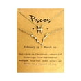 thumbnail image 3 of Twelve Constellation Necklace Diamond Bracelet + Necklace Set Constellation Card Set, 3 of 9
