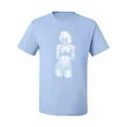 thumbnail image 2 of Sexy Tattooed Marilyn Monroe Pop Culture Men's Graphic T-Shirt, Light Blue, 5XL, 2 of 3