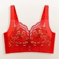 thumbnail image 3 of Lixiuxyad Full Coverage Underwire Bra For Seamless With Wide Side Support And Comfortable Lift Everyday Wear,Bras for Women Red 90C, 3 of 4