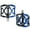 Black & Blue, variant on MZYRH Lightweight Aluminum Mountain Bike Pedals Cycling Platform for MTB Road Bicycle