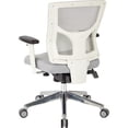 thumbnail image 5 of ProGrid White Mesh High Back Chair-Color:Sky, 5 of 6