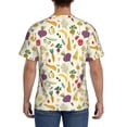 thumbnail image 3 of Vsdgher Vegetable Print Men's Dry Fit Mesh Athletic Shirts Moisture Wicking Tennis T-Shirt Tops, 3 of 9