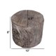 thumbnail image 5 of Taburete otomano Benzara de cemento, 23 cm, tocón de árbol, 5 of 5