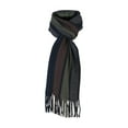 thumbnail image 1 of Giovanni Cassini - Mens Italian Inspired Warm Knitted Striped Winter Scarf One Size, 1 of 2