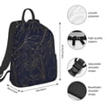 thumbnail image 2 of Balery Copper-Gold Gloss Outline Flower Mochila Ligera para Hombres y Mujeres – Resistente y Impermeable, Ideal para la Escuela, el Trabajo, los Viajes y el Uso Diario, 2 of 7