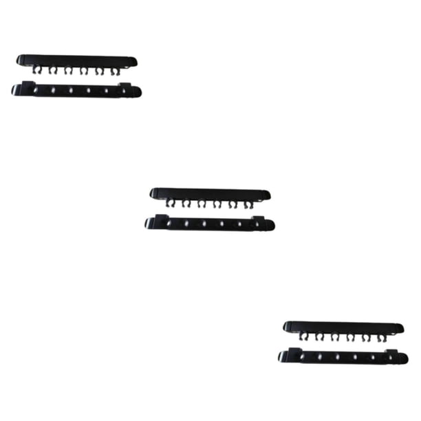Soporte para tacos de billar Sonducket 6 hoyos madera color Negro