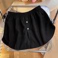 thumbnail image 4 of Womens Pleated Mini Skirt Shirt Extension - High Waist A-Line Design - Polyester Spandex Blend - M-XXL Sizes - Casual Party Wear, 4 of 4