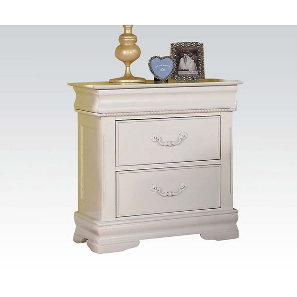 Classique White Youth 2Drawer Night Stand
