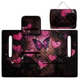 thumbnail image 5 of Whosucclay Butterfly Love Club Car Seat Cover Protector Folding Golf Cart Seat Covers, 4 Pockets Golf Cart Seat Cushion Cover for Club Cars 2-Person Seats Golf Carts, 5 of 9