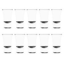 2 oz. Lord Shooter Etched Shot Glasses, 10 pack, 21st Birthday Party, Lounge Glassware, Black